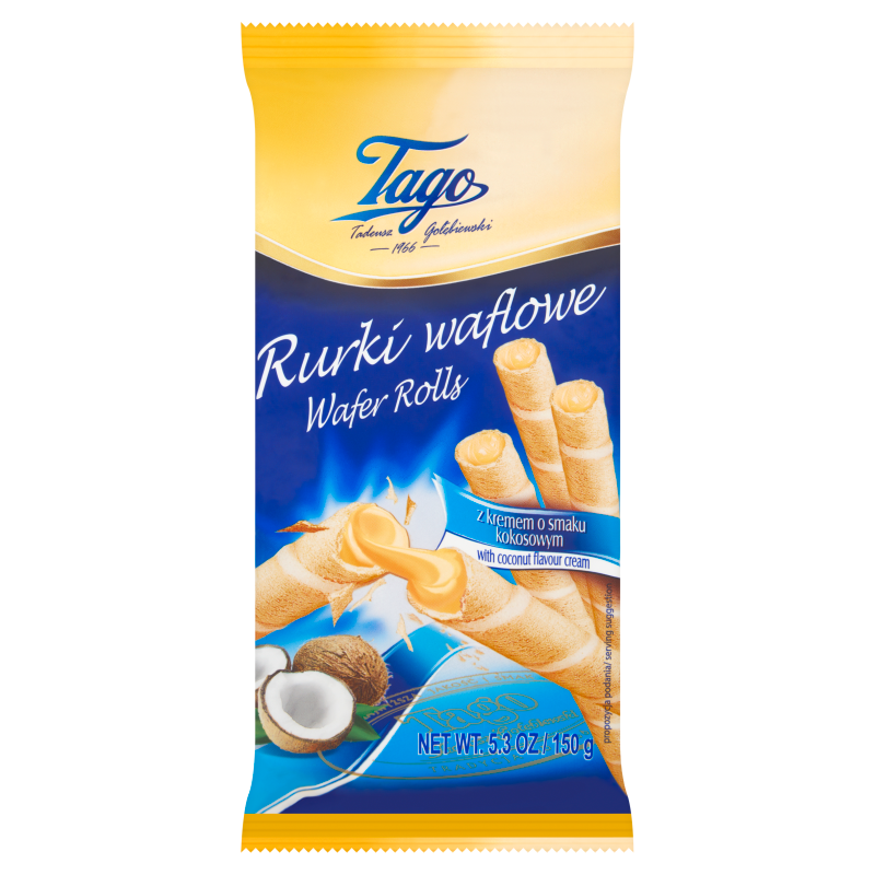Rurka kokosowa 150g TAGO
